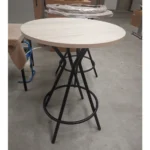 opruiming nieuwe statafel Hoog 110cm diam 80cm-2